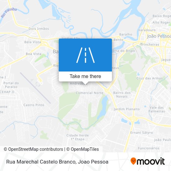 Rua Marechal Castelo Branco map