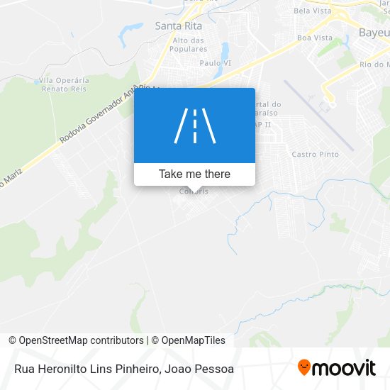 Rua Heronilto Lins Pinheiro map