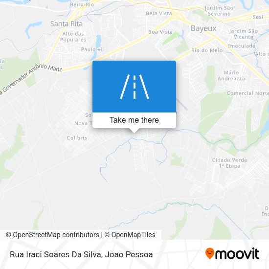 Rua Iraci Soares Da Silva map