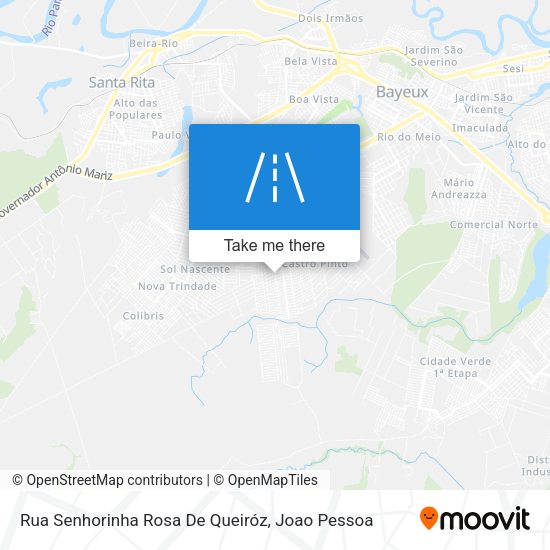 Rua Senhorinha Rosa De Queiróz map