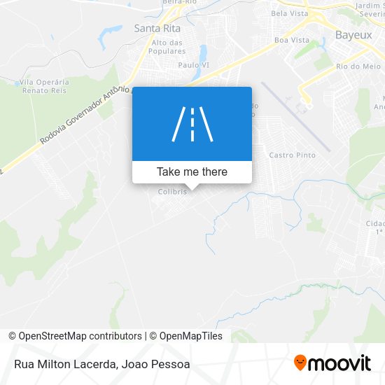 Rua Milton Lacerda map