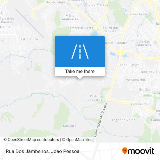 Rua Dos Jambeiros map