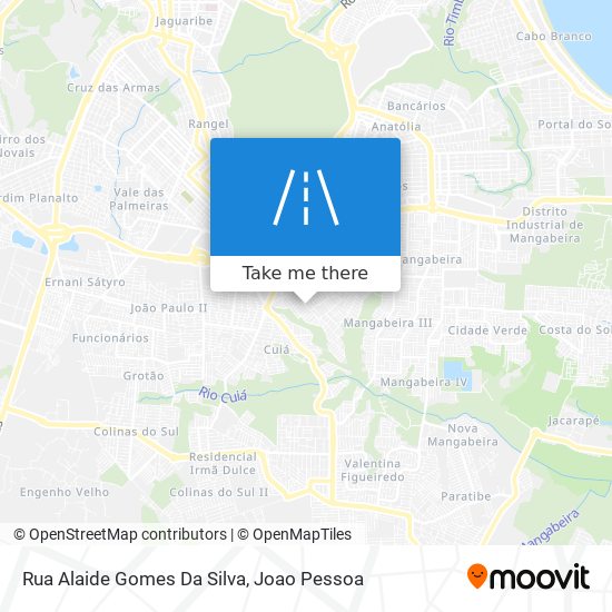 Mapa Rua Alaide Gomes Da Silva