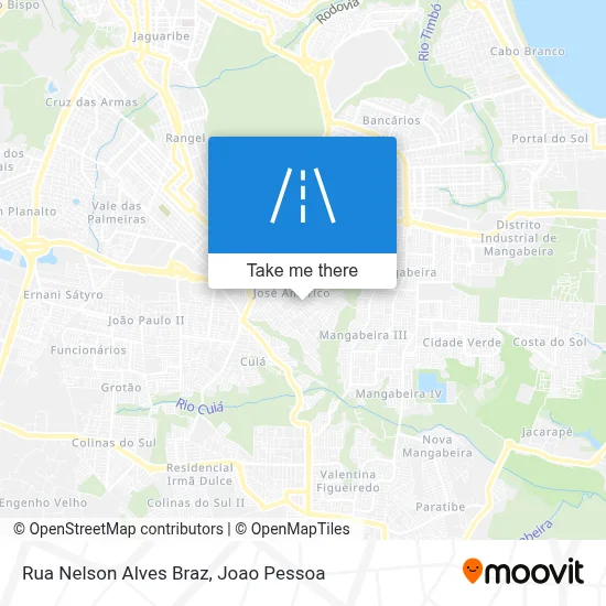 Rua Nelson Alves Braz map