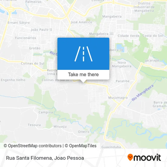 Rua Santa Filomena map