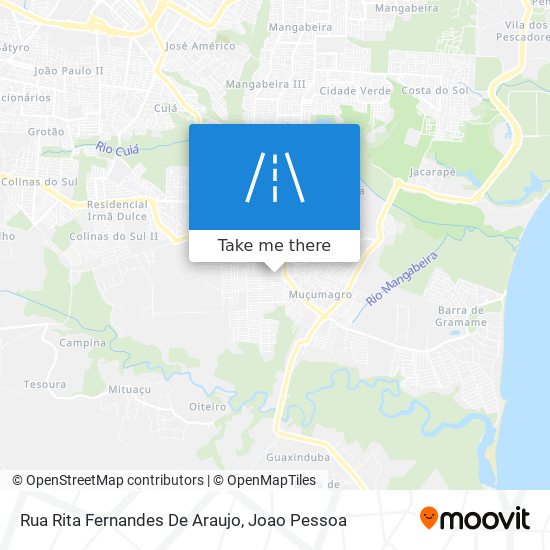 Rua Rita Fernandes De Araujo map