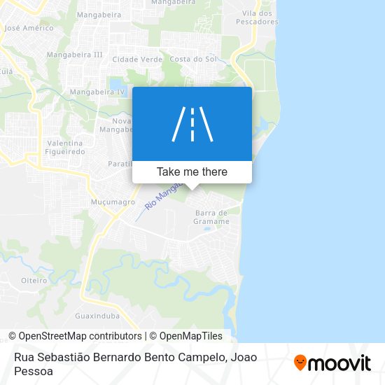 Rua Sebastião Bernardo Bento Campelo map