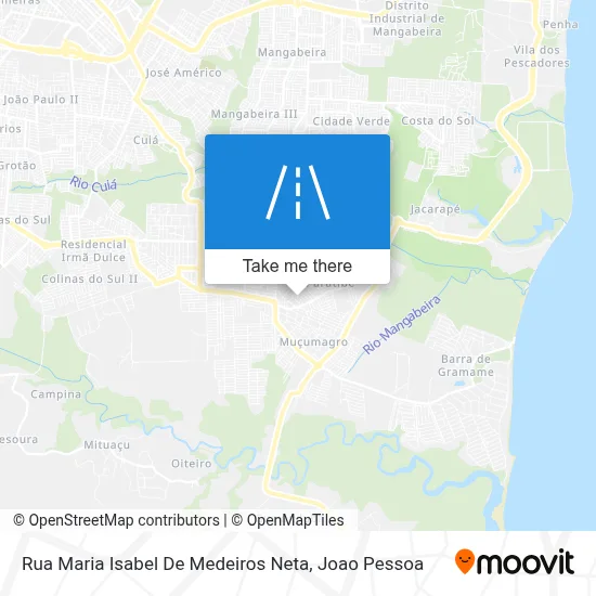 Rua Maria Isabel De Medeiros Neta map