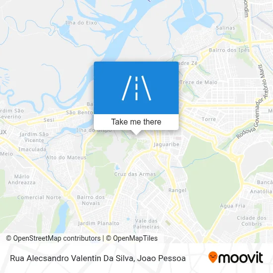 Rua Alecsandro Valentin Da Silva map