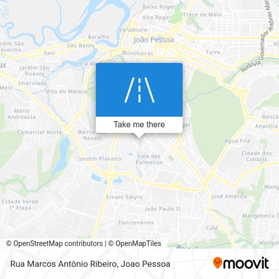 Rua Marcos Antônio Ribeiro map