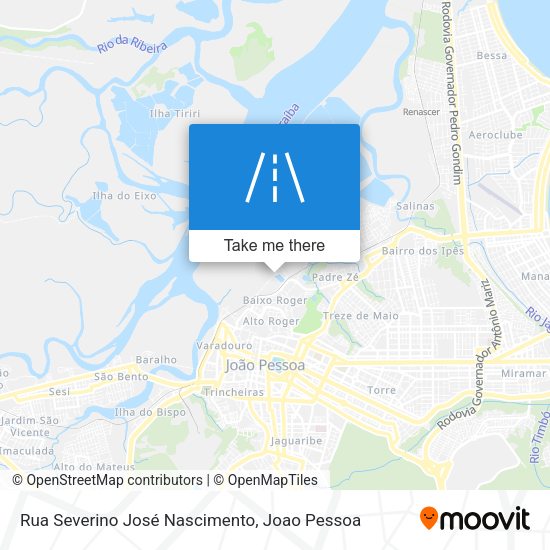 Rua Severino José Nascimento map