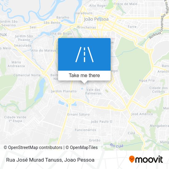 Rua José Murad Tanuss map