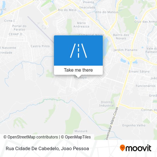 Rua Cidade De Cabedelo map