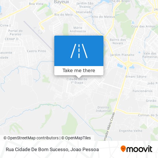 Rua Cidade De Bom Sucesso map