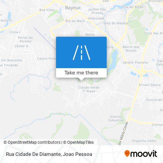 Rua Cidade De Diamante map