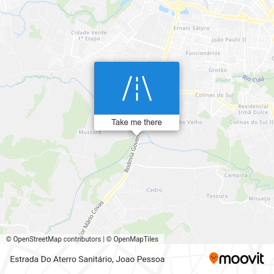 Estrada Do Aterro Sanitário map