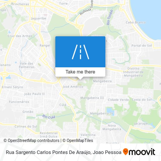 Rua Sargento Carlos Pontes De Araújo map