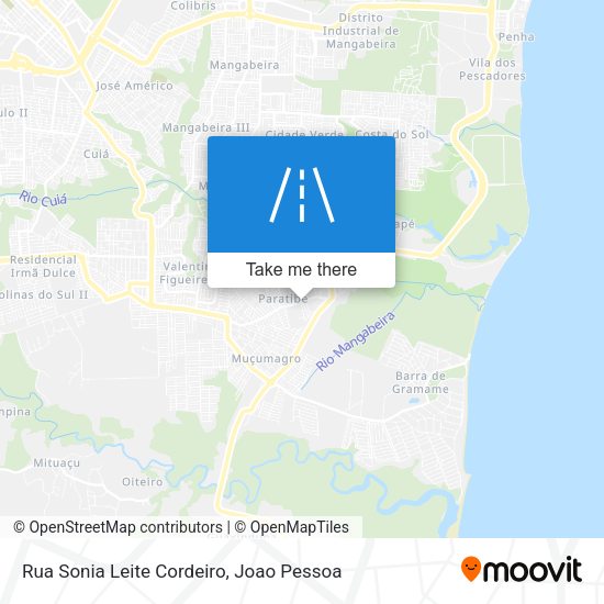 Rua Sonia Leite Cordeiro map
