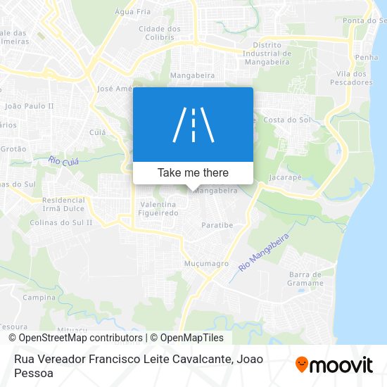 Rua Vereador Francisco Leite Cavalcante map