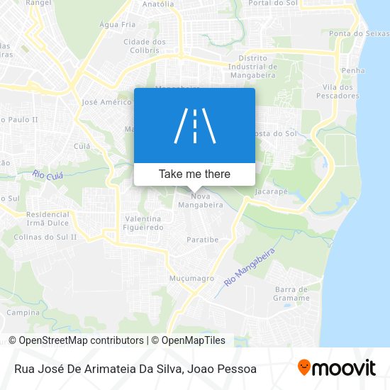 Rua José De Arimateia Da Silva map