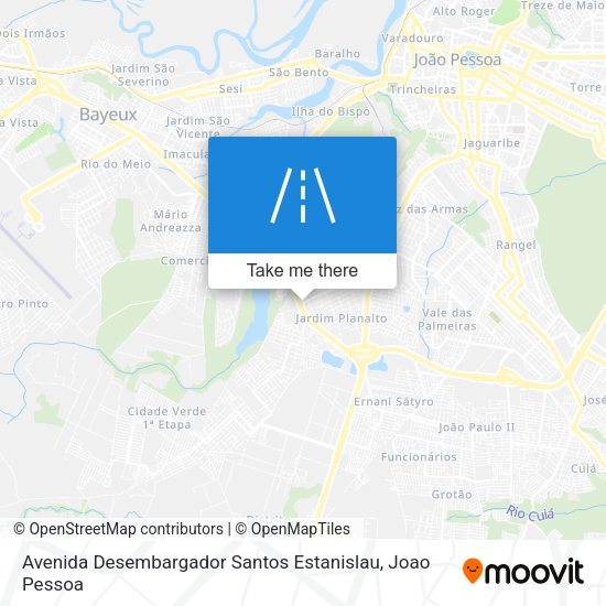 Avenida Desembargador Santos Estanislau map