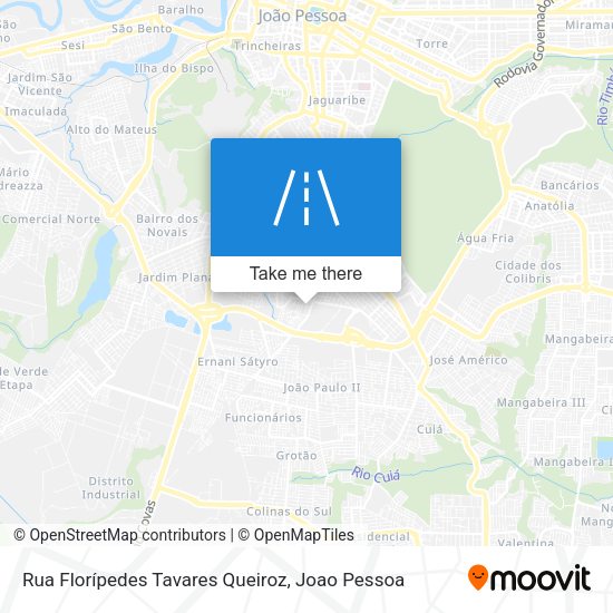 Rua Florípedes Tavares Queiroz map