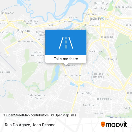 Rua Do Agave map