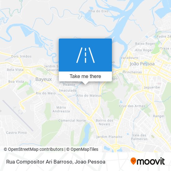 Rua Compositor Ari Barroso map