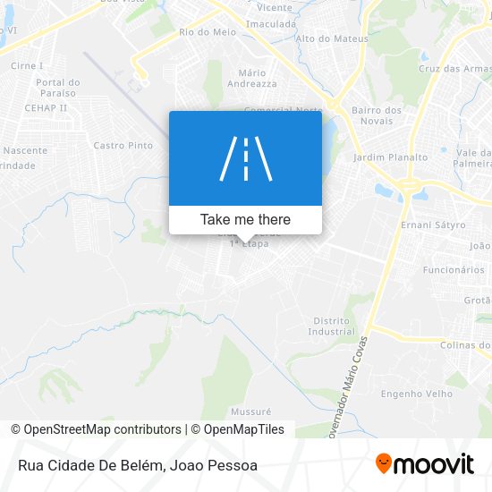 Rua Cidade De Belém map