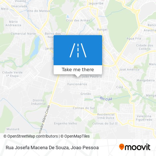 Rua Josefa Macena De Souza map