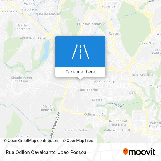 Rua Odilon Cavalcante map