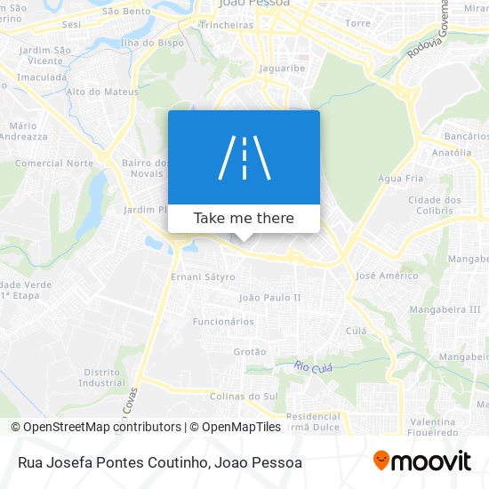 Rua Josefa Pontes Coutinho map