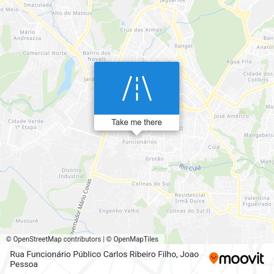 Rua Funcionário Público Carlos Ribeiro Filho map