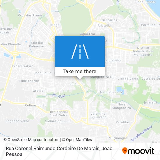 Rua Coronel Raimundo Cordeiro De Morais map