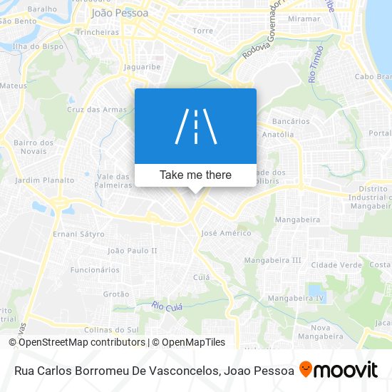 Rua Carlos Borromeu De Vasconcelos map