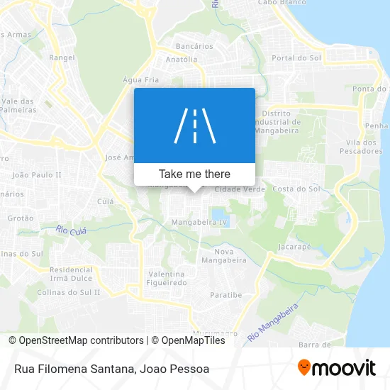 Rua Filomena Santana map