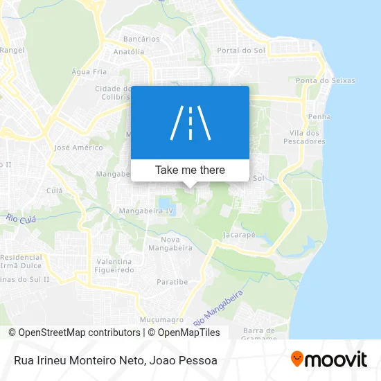 Rua Irineu Monteiro Neto map