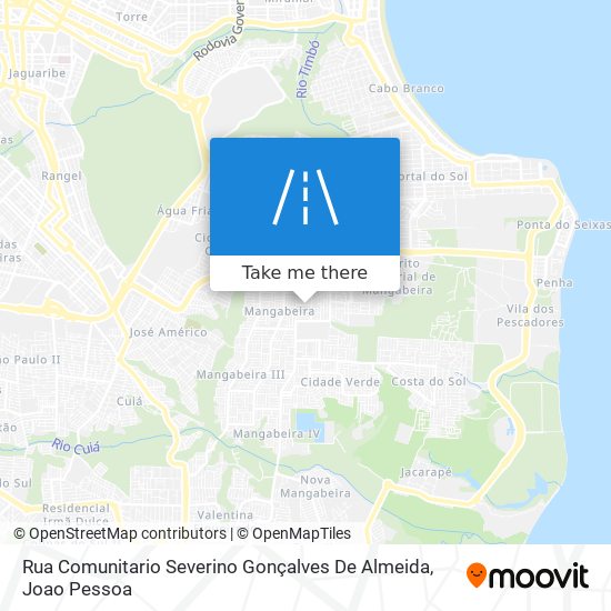 Rua Comunitario Severino Gonçalves De Almeida map