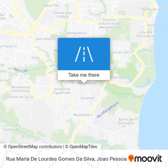 Rua Maria De Lourdes Gomes Da Silva map