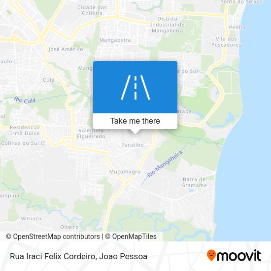Rua Iraci Felix Cordeiro map