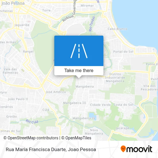 Rua Maria Francisca Duarte map