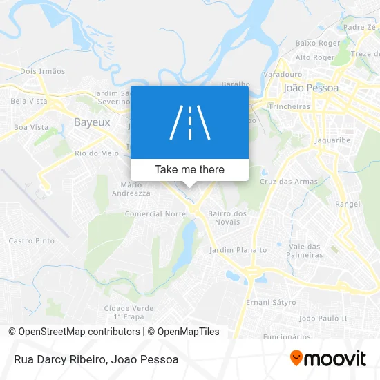 Rua Darcy Ribeiro map
