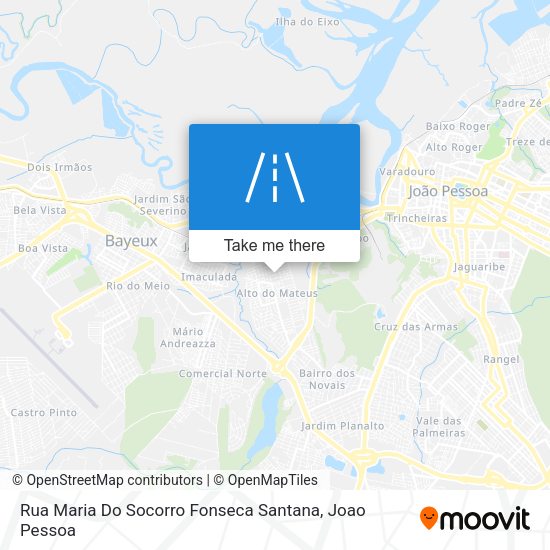 Rua Maria Do Socorro Fonseca Santana map