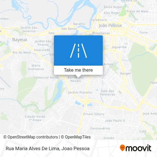 Rua Maria Alves De Lima map