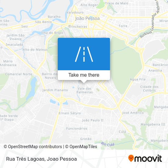 Rua Três Lagoas map