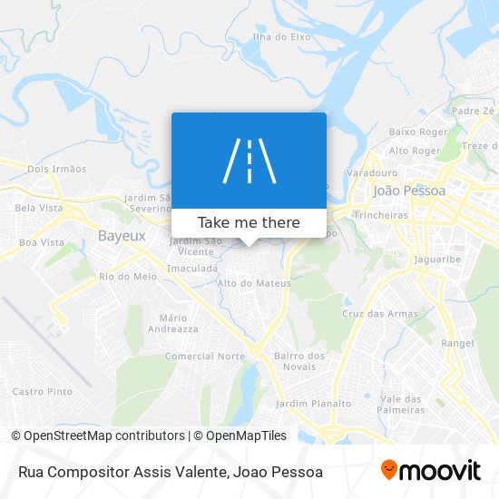 Mapa Rua Compositor Assis Valente