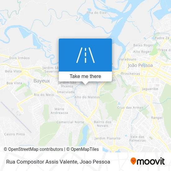 Rua Compositor Assis Valente map