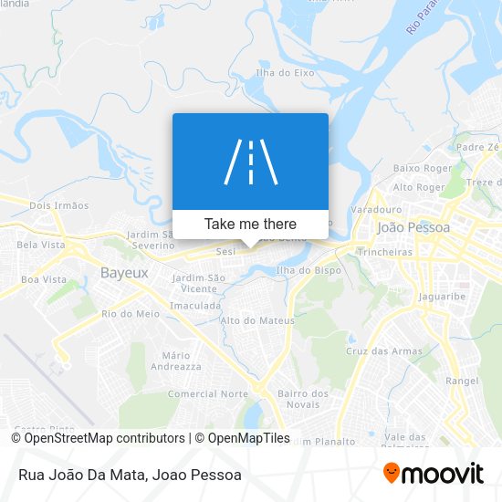 Rua João Da Mata map
