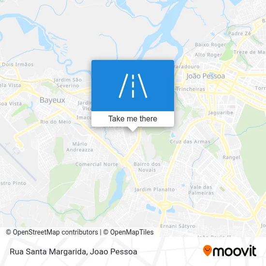 Rua Santa Margarida map