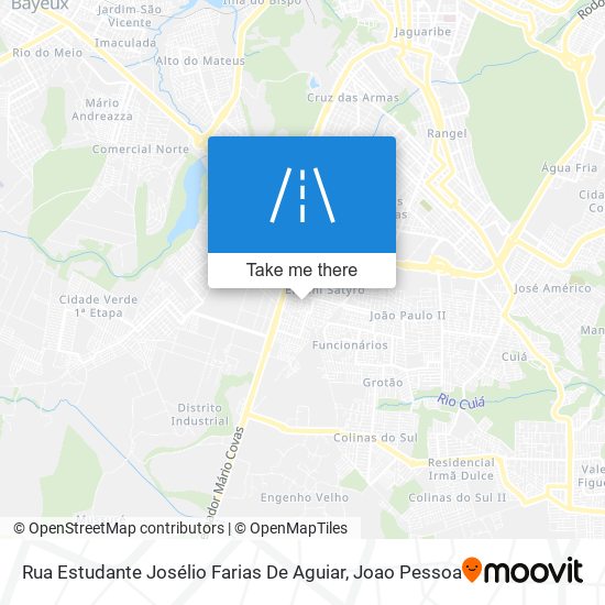 Mapa Rua Estudante Josélio Farias De Aguiar